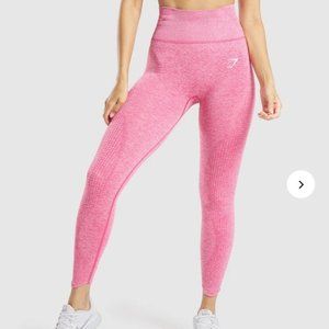 Gymshark Vital Rise Legging Pink Marl Large